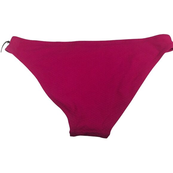 Shade & Shore Womens Size XL Swim Bikini Bottom Low Coverage Cheeky Red New - Picture 2 of 8